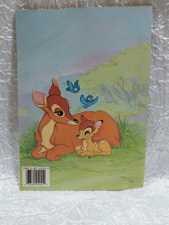 Walt Disneys Bambi Big Color Activity Book 1993 Golden Publishing Vintage - Picture 8 of 8